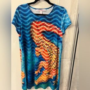 Leoma Lovegrove Alligator dress